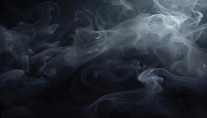 swirling smoke against a dark background, A mysterious path representing the ethereal and the unknown