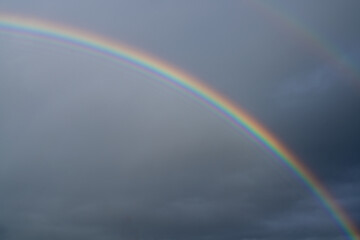 Sky with rainbow