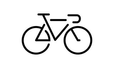 Fototapeta premium Simple Bike Line Logo 