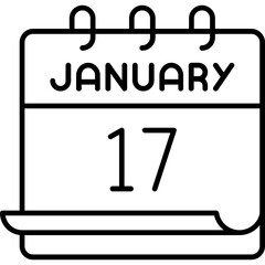 January 17 Icon