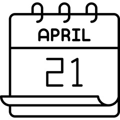 April 21 Icon