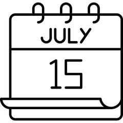 July 15 Icon