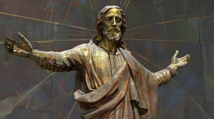 Obraz premium Statue of Jesus Christ
