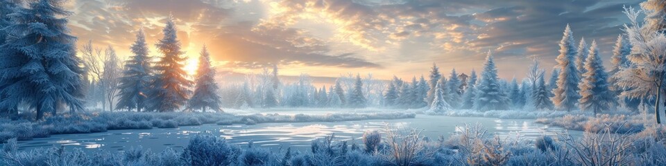 Solstice Frostwind A Stunning D Rendering of Winters Arctic Chill