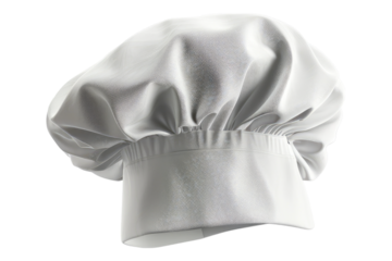 Chef hat isolated on transparent background