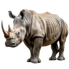 Obraz premium color vector of an African rhinoceros, rhino
