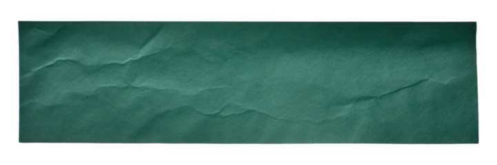 PNG Dark green paper adhesive strip white background rectangle crumpled. AI generated Image by rawpixel.