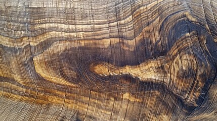 Fototapeta premium Aged Wooden Texture Close-up, Natural Patterns and Grains