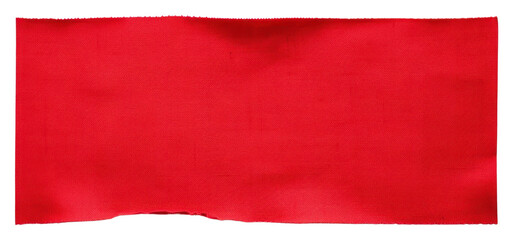 Obraz premium PNG Red cloth textile adhesive strip white background blackboard rectangle. AI generated Image by rawpixel.