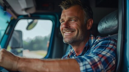 The Smiling Truck Driver