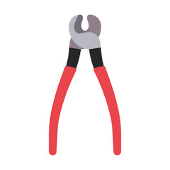 Cable cutter Tool for Home Repairs, Vector Flat Illustration Design