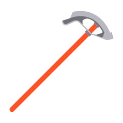 Conduit Bender Tool for Pipe Bending, Vector Flat Illustration Design