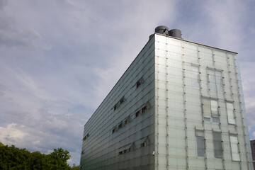 View of Silesian Museum in Katowice, Poland.