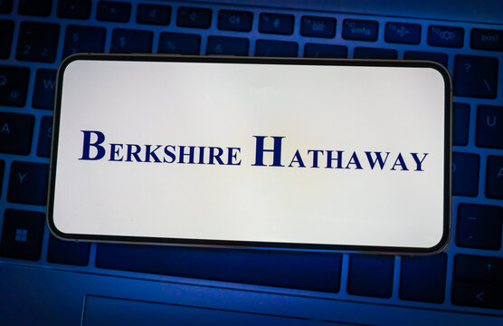 Berkshire Hathaway company logo displayed on mobile device