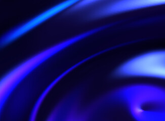 Fundo azul 3d holográfico. Futuristica, colorido líquido. Fundo reluzente neon azul translúcido com aspecto brilhante. Elemento gráfico desgin.