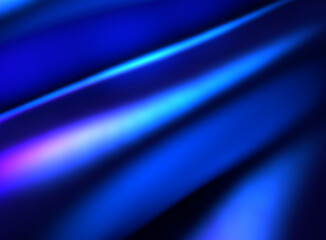 Fundo azul 3d holográfico. Futuristica, colorido líquido. Fundo reluzente neon azul translúcido com aspecto brilhante. Elemento gráfico desgin.