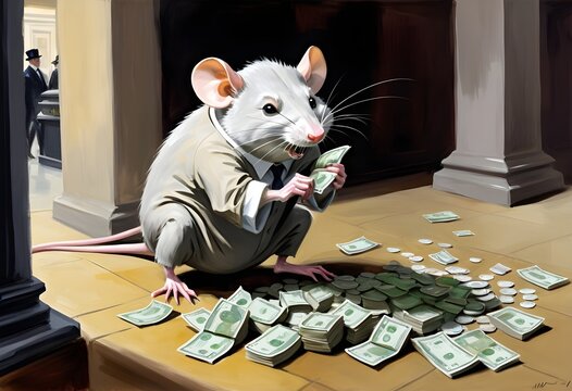 Banknote bribery: The greedy rat's scheme