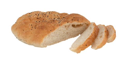bakery bread cut out isolated transparent background