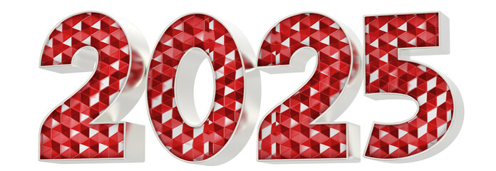happy new year 2025 3D Render