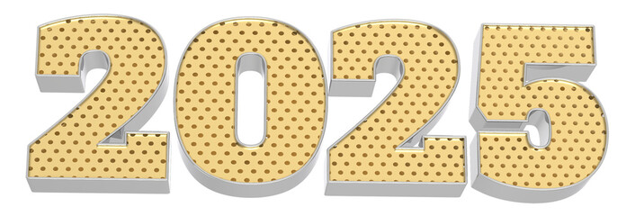 happy new year 2025 3D Render