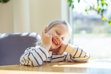 Little Kid Laughing at Home