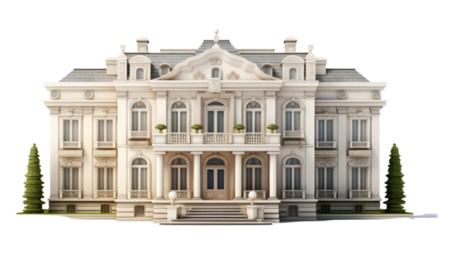 PNG  Mansion architecture building house.