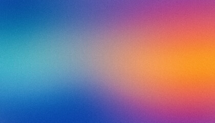 Fototapeta premium Textured, noisy backdrop featuring a seamless violet to orange gradient