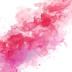 Fototapeta premium Pink and white watercolor background can be used for various occasions such as weddings and other events.