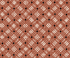 Seamless fabric texture. Crow patterns.