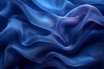 Fototapeta premium The gradient background features smooth and gentle blue hues in motion.