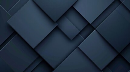 Create an abstract geometric modern banner, gradients of dark blue.