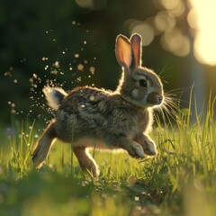 Rabbit's Joyful Bounce