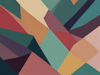 Obraz premium Abstract background With geometric shapes Pastel Color Theme