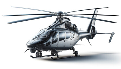 Helicopter isolated on white background