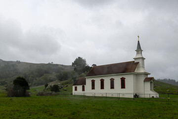 Old Saint Mary's Church of Nicasio Valley, California