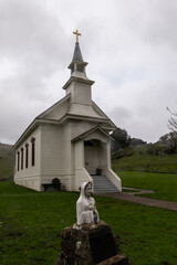 Old Saint Mary's Church of Nicasio Valley, California