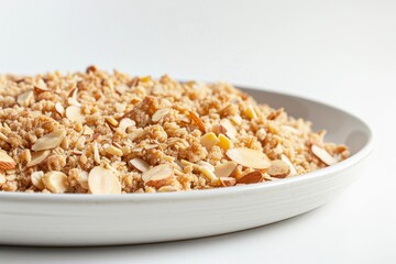 Crispy Almond Crumble Topping: A Perfect Dessert Confection