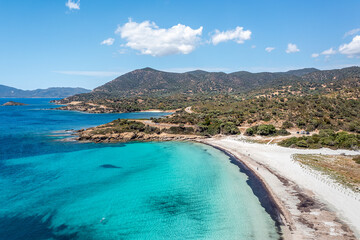 Spiaggia di Piscinnì, Coastal Drive SP71, South Sardinia, Italy