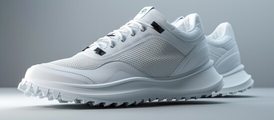 Minimalist and Futuristic Ghost Golf Shoes for Athletic Lifestyle