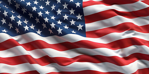 American Flag Illustration