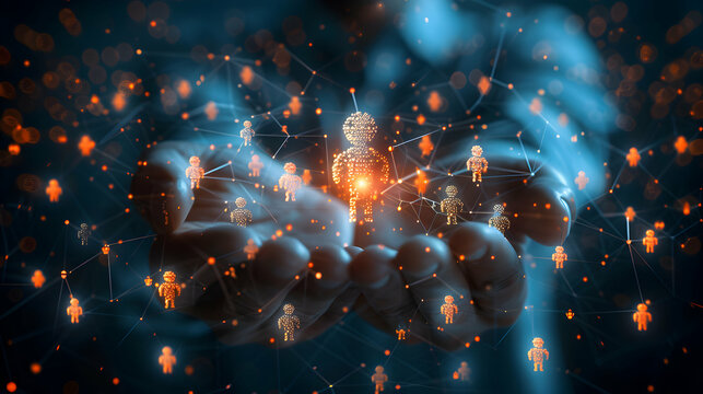 Photo realistic concept of a Customer Success Manager guiding clients with proactive solutions and building strong relationships