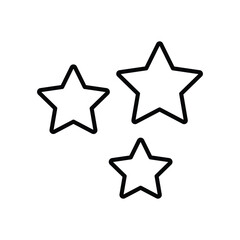 star icon with white background vector stock illustration