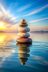 Stones of Serenity: A Meditative Masterpiece