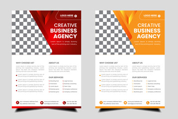 modern abstract business corporate  flyer design vector set. Creative  trendy digital marketing Magazine brochure  annual report  template design  with  green and blue bundle. letterhead Leaflet flyer