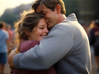 emotional hugging people beautiful moments.