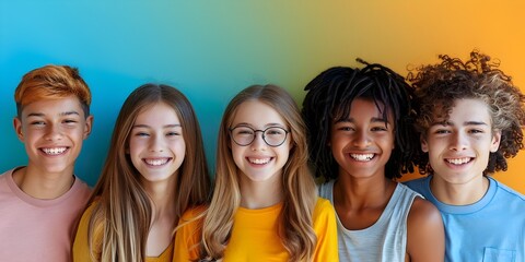 Diverse Teen Community Fostering Acceptance and Self Discovery