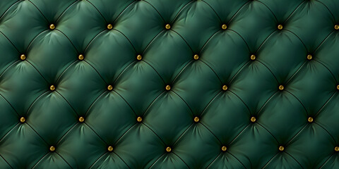 green texture of leather carriage screed upholstery fabric for furniture.

