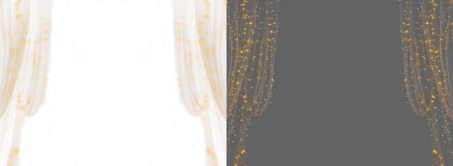 Christmas lights isolated realistic.  Glowing garlands on transparent background. Realistic luminous elements. Garland string. Bright light bulbs for poster, card, brochure. 