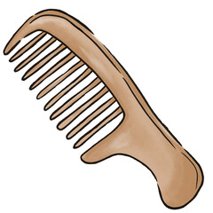 illustration of a comb