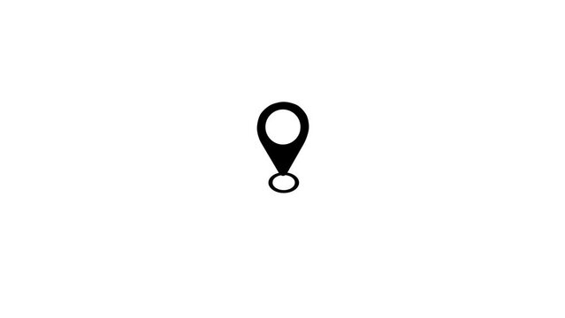 location pin mark, Address icon, black pin point, map pin, goggle map location icon,